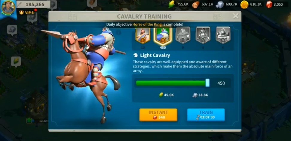 Game Interface Tutorial Rise of Kingdoms: Lost Crusade
